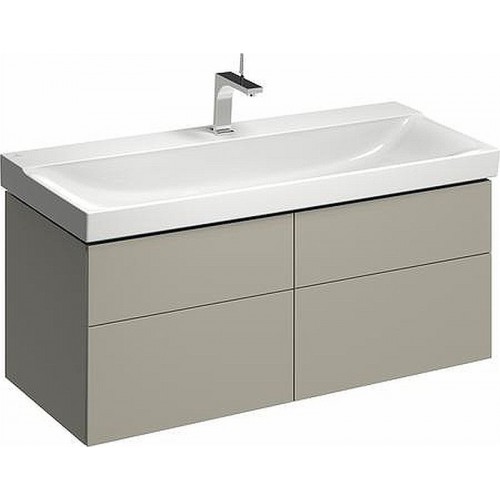 KERAMAG DESIGN Xeno2 skříňka pod umyv. 120 cm, 4 zásuvky, greige 807221000