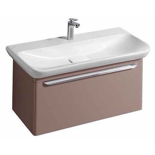 KERAMAG DESIGN myDay skříňka pod umyv. 88x41cm,lesklá šedá,vč.LED 824101000 KERAMAG DESIGN myDay skříňka pod umyv. 88x41cm,lesklá šedá,vč.LED 824101000