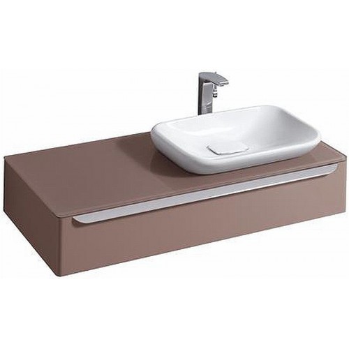 KERAMAG DESIGN myDay skříňka pod umyv. 115x41cm,otv.vpr.lesklá šedá,vč.LED 824161000 KERAMAG DESIGN myDay skříňka pod umyv. 115x41cm,otv.vpr.lesklá šedá,vč.LED 824161000