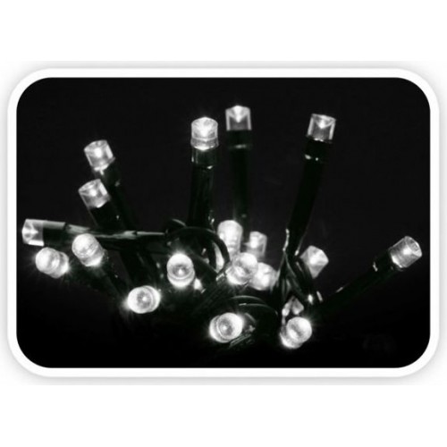 KAISERHOFF Světelný řetěz venkovní 18m, 180LED, bílá barva KO-AX8205030