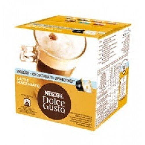 Kapsle Nescafé neslazené LATTE MACCHIATTO 16 ks k Dolce Gusto