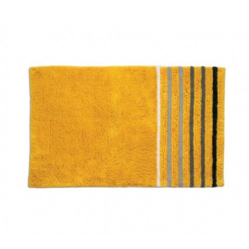 KELA koupelnová předložka 80x50cm LADESSA STRIPES žlutá KL-22116