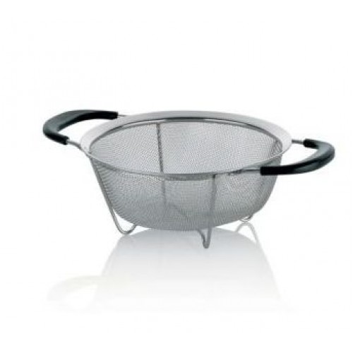 KELA Cedník nerez 19,5 cm COLINO černý KL-11298