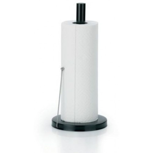 KELA Držák na papírové utěrky ROLLO, černý, kovový KL-11486