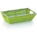 KELA Koš NOBLESSE PP plast, světle zelený 26x16x7 cm KL-22605