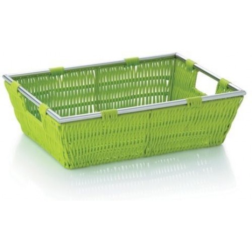 KELA Koš NOBLESSE PP plast, světle zelený 33x25x10 cm KL-22606 KELA Koš NOBLESSE PP plast, světle zelený 33x25x10 cm KL-22606