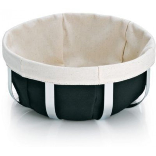 KELA Koš na pečivo MORENO 24cm, nerez bavlna černý KL-10939 KELA Koš na pečivo MORENO 24cm, nerez bavlna černý KL-10939
