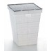 KELA Koš na prádlo NOBLLESE PP bílý, 40x40x53cm KL-21083