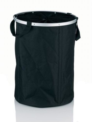 KELA Koš na prádlo NERA polyester, černá 38x53,5cm KL-22951