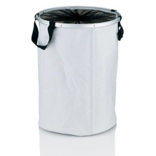 KELA Koš na prádlo NERA polyester, bílá 38x53,5cm KL-22952