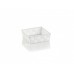 KELA Koš ALVARO PP, 19x19x6 cm, bílá KL-23030