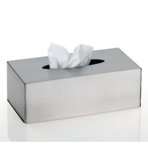 KELA Kosmetický box na kapesníky CLEAN nerezová ocel KL-18948