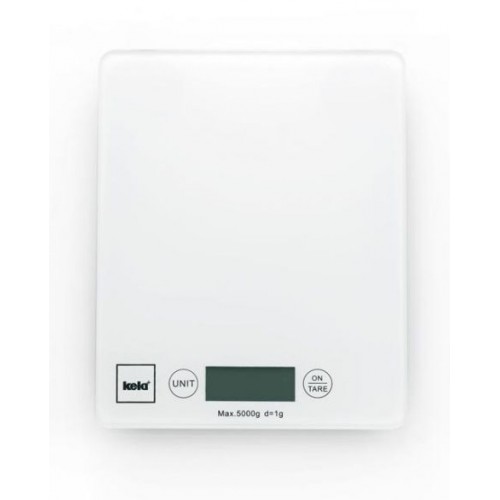 KELA Váha kuchyňská digitální 5 kg PINTA bílá KL-15740