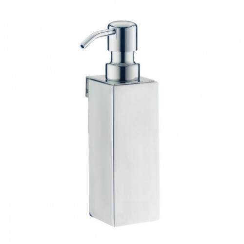 KELA Nástěnný dávkovač mýdla LEO, 19cm kvadratický ušlechtilá ocel KL-18230