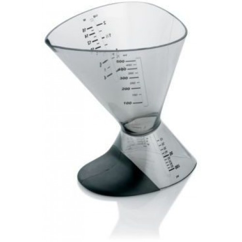 KELA Odměrka MISURA černá, plast, 15x12x18cm KL-11282