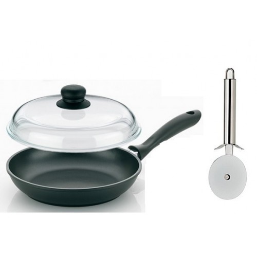 KELA Pánev s poklicí 28 cm, KERROS greblon KL-15159