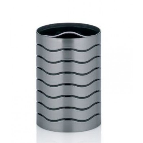 KELA Pohárek MUNA plast, antracit pr. 7,5cm x v. 10,5cm KL-22831