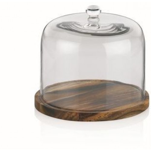 KELA Poklop na sýr KAILA, akátové dřevo 19 cm KL-11779