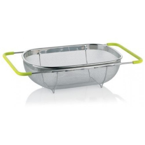 KELA COLINO nerezový prací košík zelený 34x24x11cm KL-11303