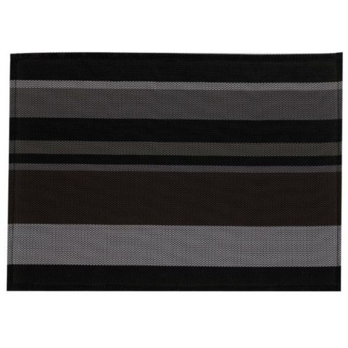 KELA Prostírání NETA, PVC, černé pruhy 45x30cm KL-15621