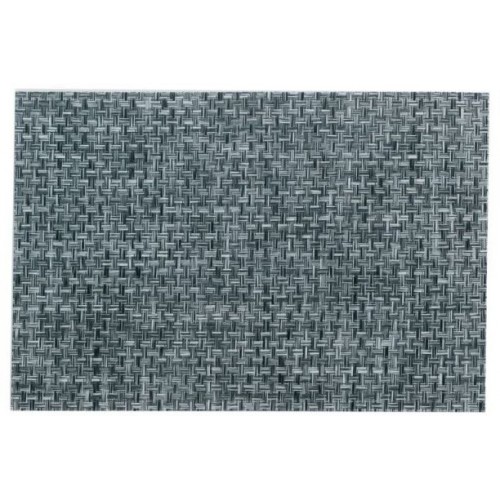 KELA Prostírání PLATO, polyvinyl, černé/bílé 45x30cm KL-15644