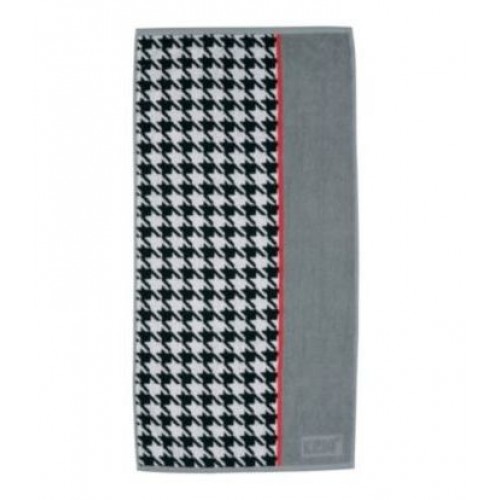 KELA ručník 50x100cm LADESSA šedý/korálový KL-22051