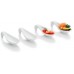 KELA Servírovací lžíce PETIT 4ks, porcelán KL-10986