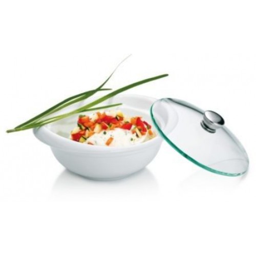 KELA Servírovací miska se skleněnou poklicí PETIT 15 cm KL-10753