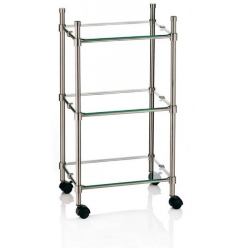 KELA Vozík 3. patrový WEGA , niklovaný KL-21560