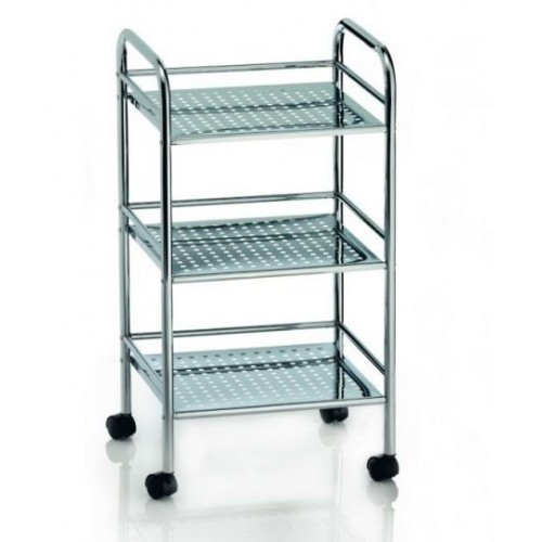 KELA Vozík KARREE, 3police, chróm KL-49558 KELA Vozík KARREE, 3police, chróm KL-49558