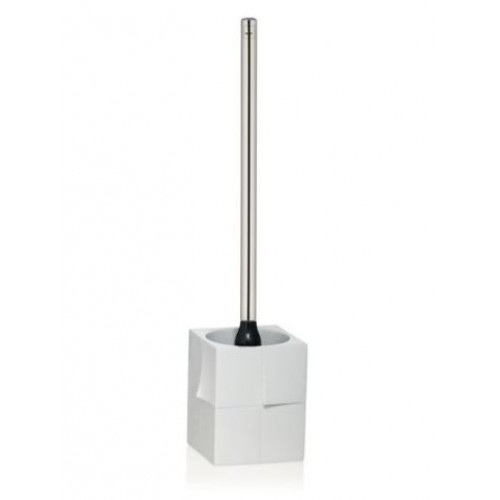 KELA WC set DOBLEZ poly, bílá 9,5x9,5x43cm KL-22798