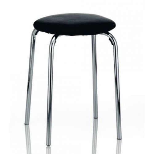 KELA Židle SIMEON, sedák polstrovaný černý KL-18797