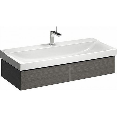 KERAMAG DESIGN Xeno 2 spod. skř.pod um.120 cm strukt.dř.Scultura šedá 807122000