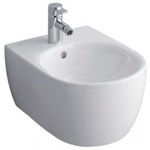 KERAMAG 4U bidet závěsný, s otvorem pro baterii, bílá + KeraTect 233450600