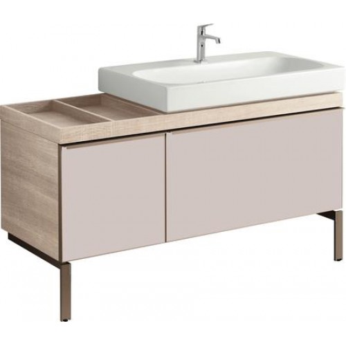 KERAMAG DESIGN Citterio skř.pod.um.,asym.135 cm,pr.,sv.dub 835535000