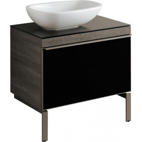 KERAMAG DESIGN Citterio skř.p.um.asym.,75 cm,šedohnědá 835276000