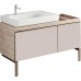 KERAMAG DESIGN Citterio skř.pod.um.,asym.120 cm,pr.,sv.dub 835420000