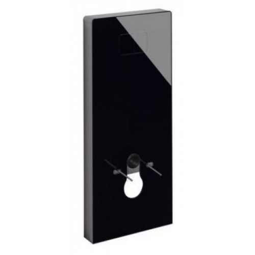 KERAMAG DESIGN Universal modul pro ZWC, černé sklo,rám hliník 515005000