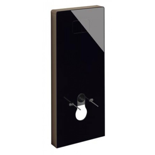 KERAMAG DESIGN Universal modul pro ZWC,černé sklo,rám Champagne 515010000