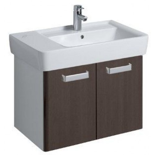 KERAMAG Renova Nr.1 Plan skříňka pod asymetrické umyvadlo, závěsná, wenge 68 x 46,3 x 44,5 cm 879143