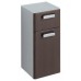 KERAMAG Renova Nr.1 postranní skříňka nízká, závěsná, wenge 30 x 63 x 31cm 880012000