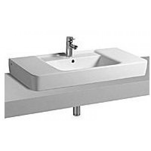 KERAMAG Renova Nr. 1 Plan umyvadlo na desku, s otvorem 100 x 48 cm 125100000 KERAMAG Renova Nr. 1 Plan umyvadlo na desku, s otvorem 100 x 48 cm 125100000