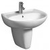 KERAMAG Renova Nr. 1 umyvadlo s přepadem s otvorem 60 x 49 cm + KeraTect 223060600