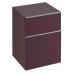 KERAMAG Icon postranní skříňka, závěsná 45 x 60 x 47,7 cm burgundy lesklá 840046000