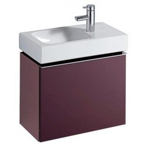 KERAMAG Icon XS skříňka pod umyvadlo, závěsná 52 x 42 x 30,8 cm burgundy lesklá 840053000