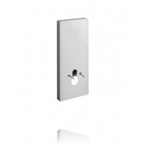 KERAMAG DESIGN Universal modul pro stojící WC, bílé sklo, rám hliník 515050000