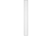 Kermi vrchní mřížka Profil typ 11/12 délka 800 mm ZA00160005