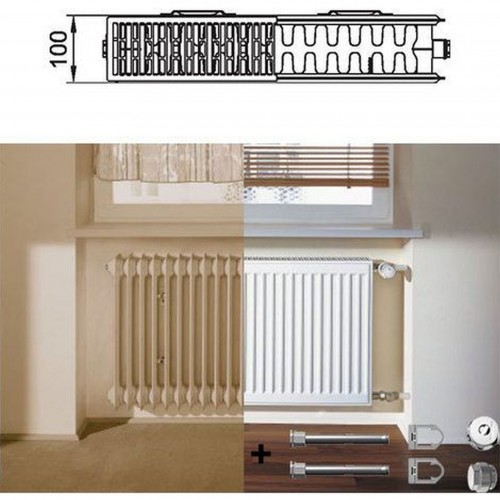 Kermi Therm X2 Profil-Kompakt deskový radiátor pro rekonstrukce 22 554 / 1800 FK022D518