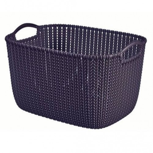 CURVER KNIT košík 40 x 23 x 30 cm, 19l fialový CURVER KNIT košík 40 x 23 x 30 cm, 19l fialový