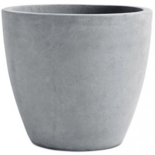 KETER BETON ROUND L Květináč, 40 x 38 cm, světle šedý 17201495